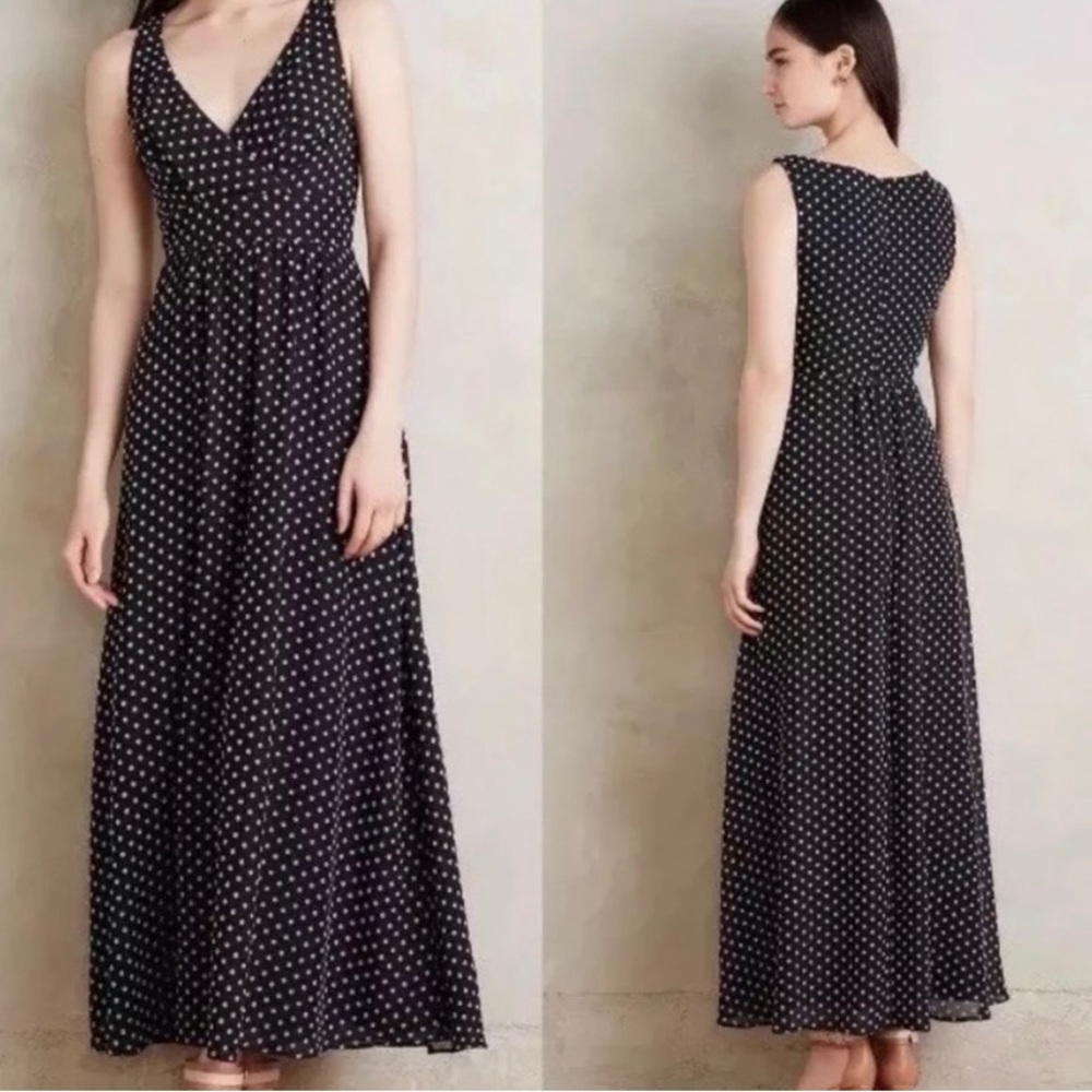 Anthropologie Eva Franco Clipdot Midi Dress 4
